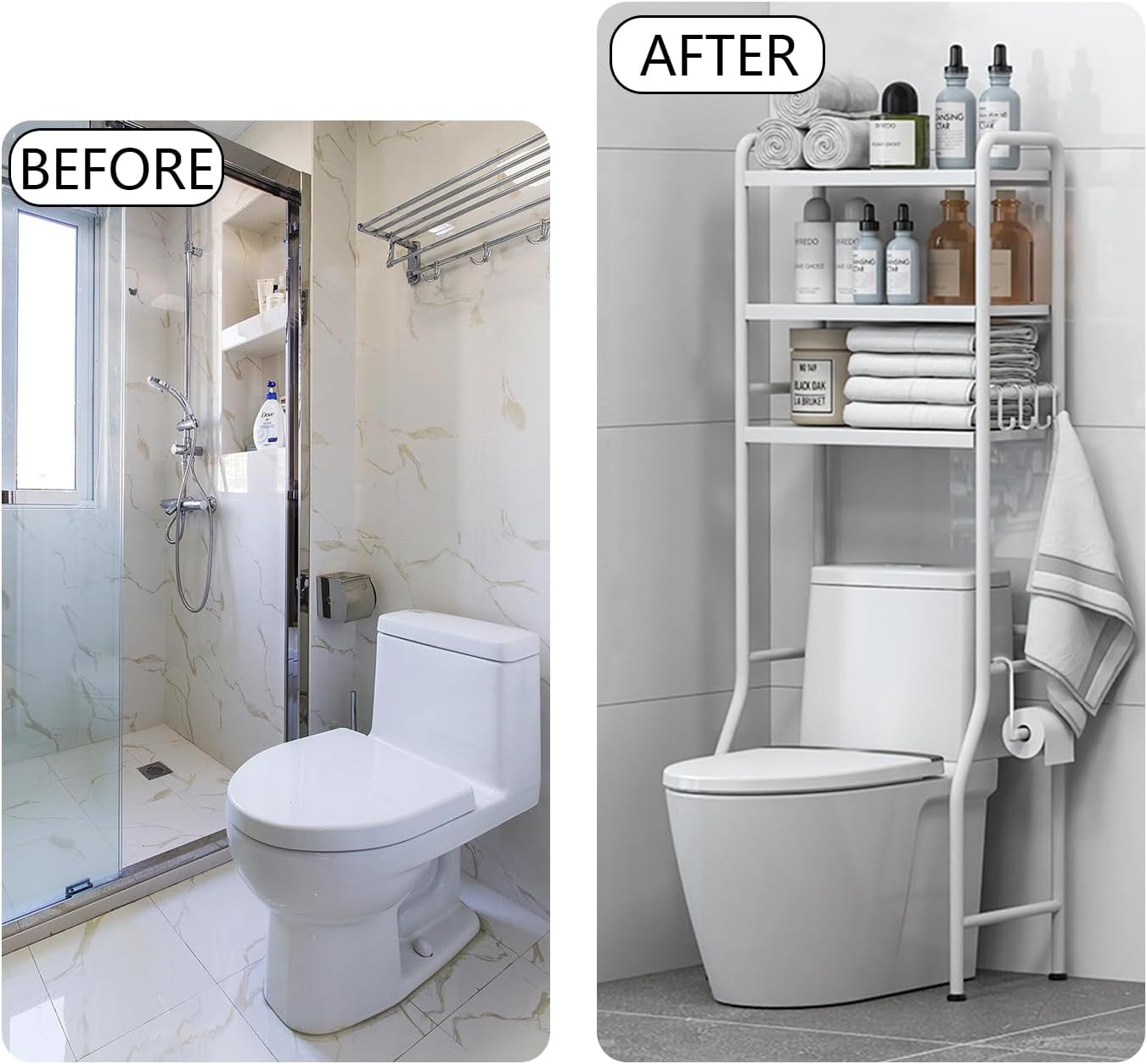Storage Rack Toilet